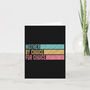 Tarjeta Por Elección De Los Derechos Feministas Elección P
