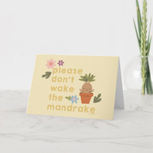 Tarjeta Por favor, no despierte el manjar