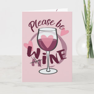 Tarjeta Por favor sé mi personalizado de texto divertido d