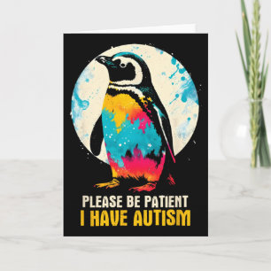 Tarjeta Por Favor Sea Paciente Tengo Autismo - Conciencia