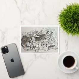 Tarjeta 'Por Fin Hemos Bajado'