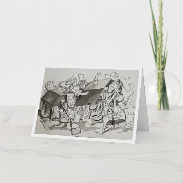 Tarjeta 'Por Fin Hemos Bajado' (Anverso)