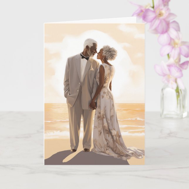 Tarjeta Por fin, juntos (Orquídea)