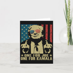 Tarjeta Por Joe One Para Kamala Funny Trump 2024