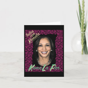 Tarjeta Por Kamala Harris Harris 2024 Kamala Harris Por Pr