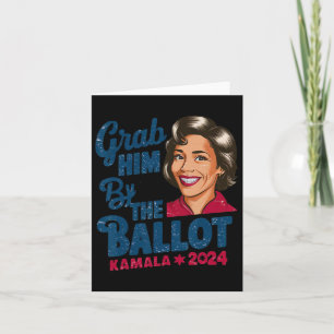Tarjeta Por La Cédula De Votación Kamala 2024 Funny Harris