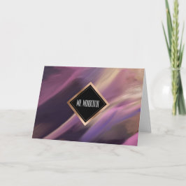 Tarjeta Por la pintura abstracta del Día del Padre