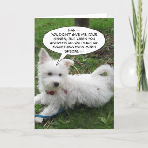 Tarjeta Por las Dads Adoptadas