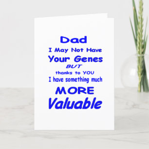 Tarjeta Por las Dads Adoptadas