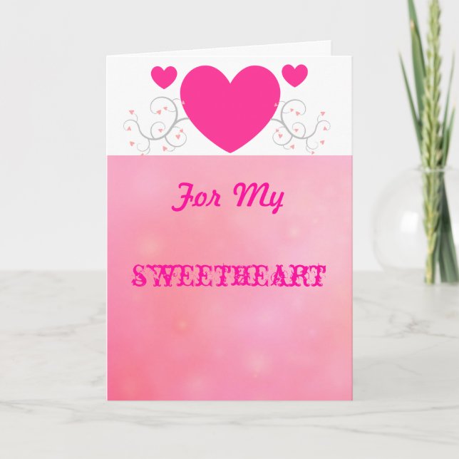Tarjeta Por mi amor (Anverso)