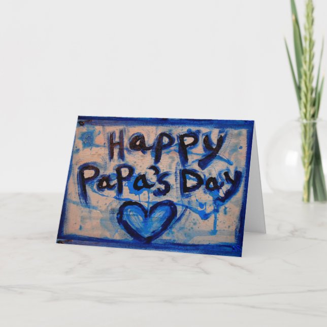 Tarjeta por mi papá (Anverso)