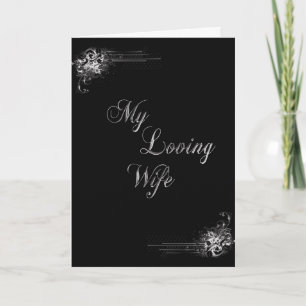 Tarjeta Por mi querida esposa