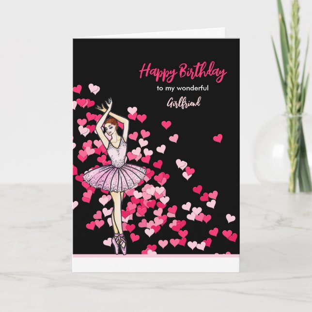 Tarjeta Por Novia en el Día del Aniversario Ballerina Vest (Anverso)