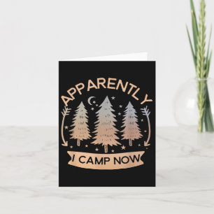 Tarjeta Por Primera Vez, Camping Cute Nuevo Camper Rv Apar