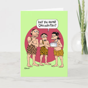 Tarjeta ¿Por qué Cake? Cumpleaños divertidos