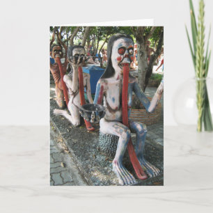 Tarjeta ¿Por qué el LENGUA LARGA? ... 3 gohetes tailandese