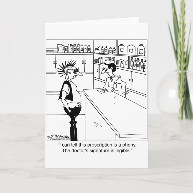 Tarjeta ¿Por qué la firma del médico legible? (Anverso)