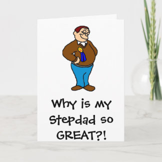 Tarjeta ¿Por qué mi padrastro es tan GENIAL?!