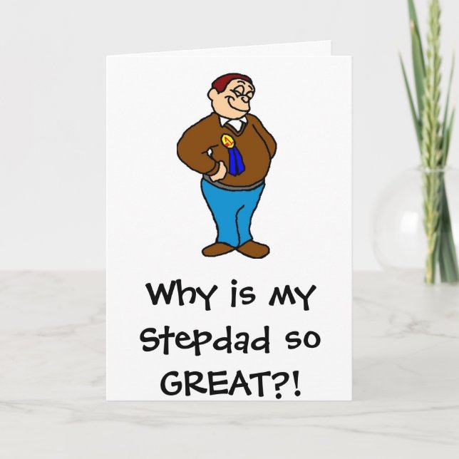 Tarjeta ¡¿Por qué mi papá es tan GRANDE?! (Anverso)