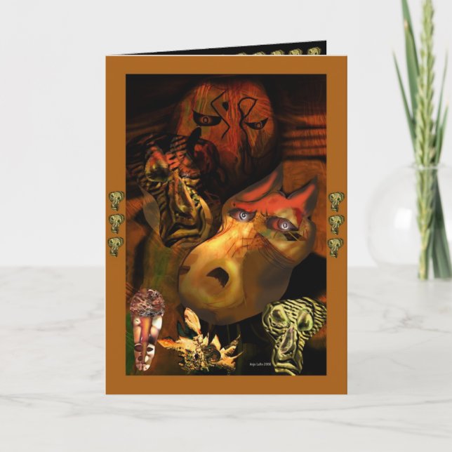 Tarjeta ¿Por qué no sales a jugar cartas de Talisbird? (Anverso)