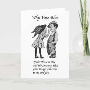 Tarjeta Por qué votar azul en 2026