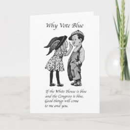 Tarjeta Por qué votar totalmente azul en 2028