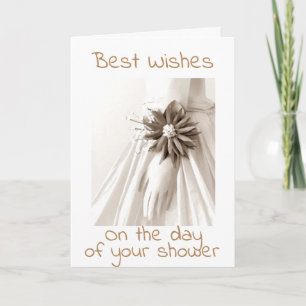 TARJETA "POR TU DUCHA" Y DESEA UNA VIDA CASADA