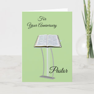 Tarjeta Por tu Pastor Aniversario