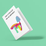 Tarjeta Por Un Divertido Hombre Funny Cumpleaños De Los Ho<br><div class="desc">Esta tarjeta de cumpleaños fácil de personalizar cuenta con un ilustracion ligeramente trippy de hongos coloridos. El gráfico tiene un estilo risográfico de desvío para un aspecto brillante. Deja el mensaje principal: POR UN DIVERTIDO EN SU CUMPLEAÑOS y el mensaje interno: ¡ESPERA QUE TU DÍA SEA TAN DIVERTIDO! FELIZ CUMPLEAÑOS!...</div>