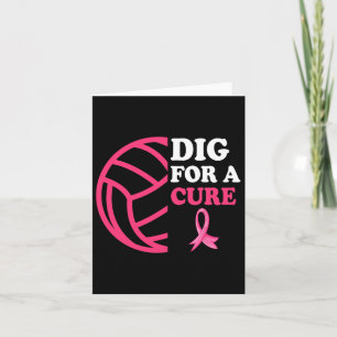 Tarjeta Por una cura para el cáncer de mama Conciencia sob