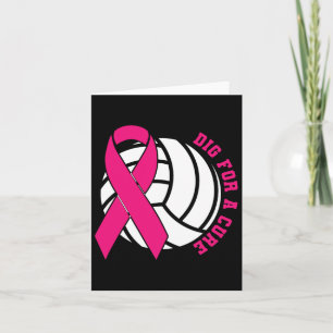 Tarjeta Por una cura para el cáncer de mama Conciencia sob