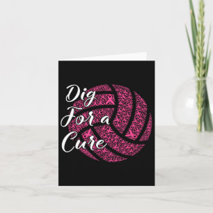 Tarjeta Por una cura para el cáncer de mama Conciencia sob