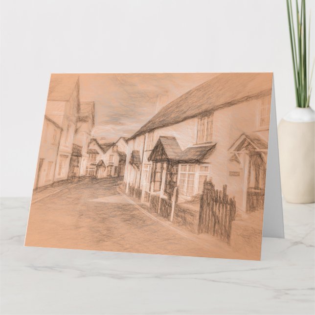 Tarjeta Porlock High Street da Vinci (Anverso)