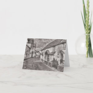 Tarjeta Porlock High Street Vintage