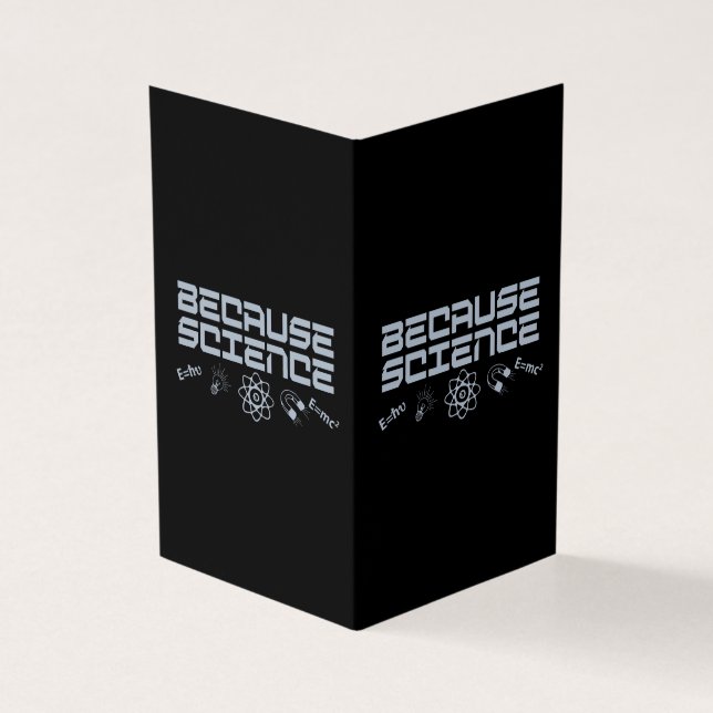 Tarjeta Porque la ciencia (Exterior)