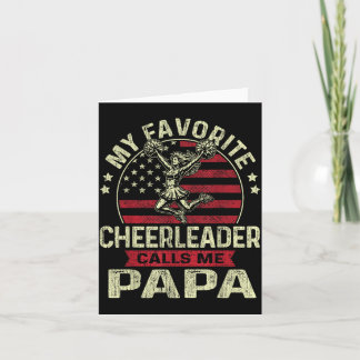 Tarjeta Porrista Favorita Llama Papa Alegría Papá Padres
