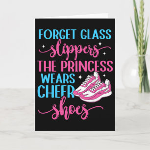 Tarjeta Porrista La princesa lleva zapatos de porrista Che