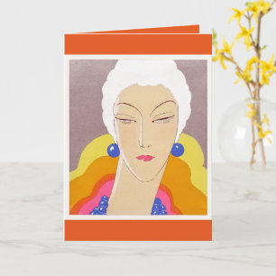 Tarjeta Portada de la revista de moda Art-Goût-Beauté