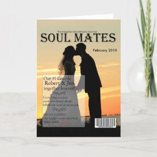 Tarjeta Portada del lugar de amor verdadero, Soul Mates Ma