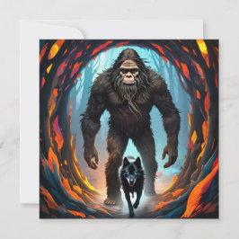 Tarjeta Portal Bigfoot y Wolf