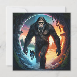 Tarjeta Portal Bigfoot y Wolf