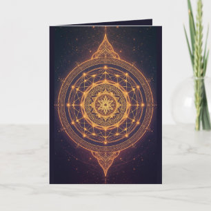 Tarjeta Portal de la Luz Infinita – Un Mandala Sagrado