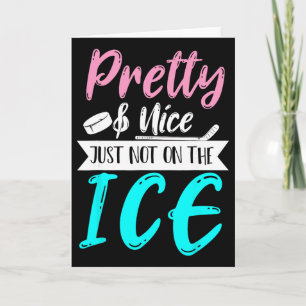 Tarjeta Portera de Hockey Femenino Jugadora de Hockey Dive