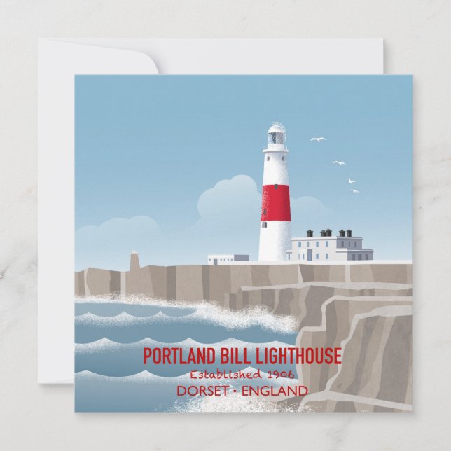 Tarjeta Portland Bill Lighthouse (Anverso)