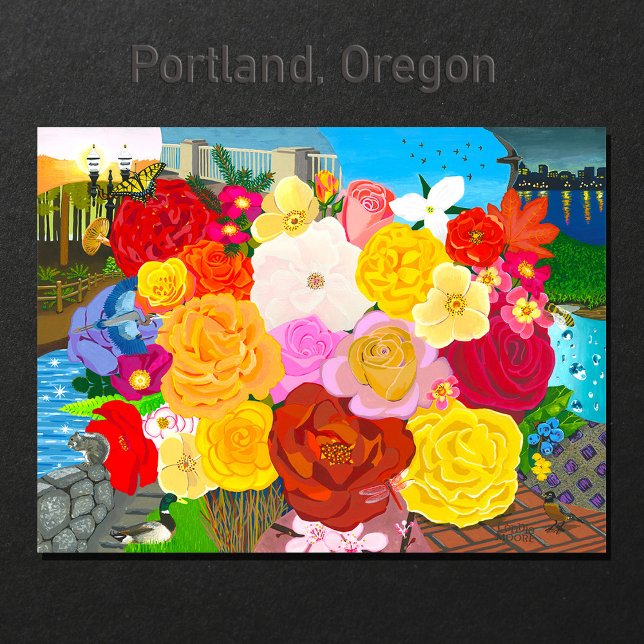 Tarjeta Portland Oregon Blank Cualquier Ocasión (Subido por el creador)