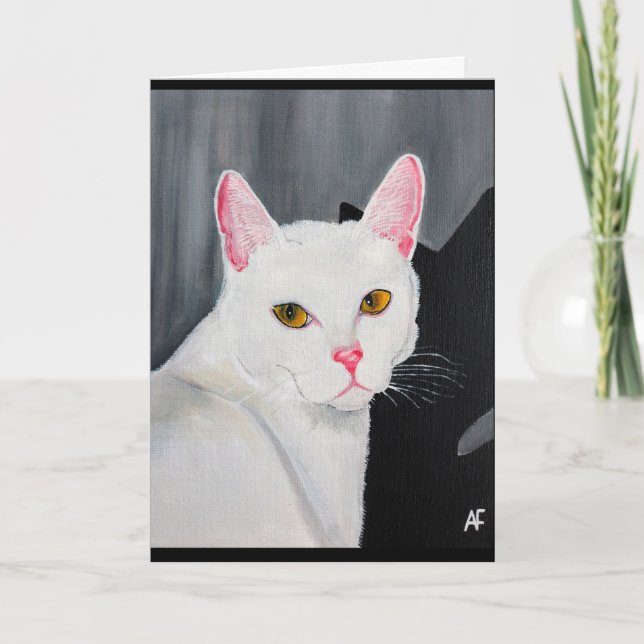 Tarjeta Portrait of Blanca Painting by Alfred Fox (Anverso)