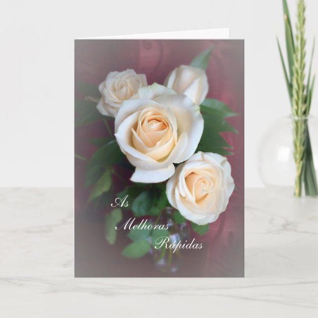 Tarjeta Portugués: Como los melhoras/consiguen bien pronto (Anverso)