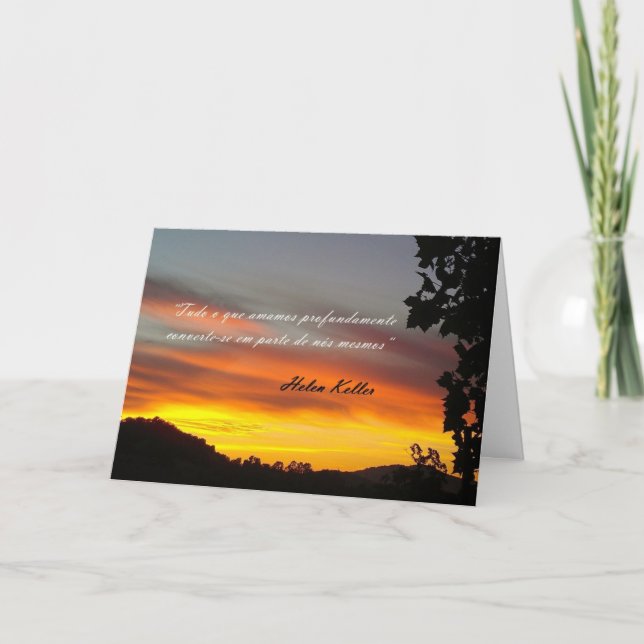 Tarjeta Portugués: Condolencias/Pesames /sympathy 1 (Anverso)