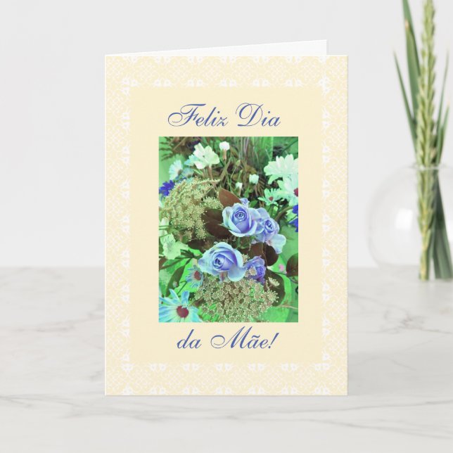 Tarjeta Portugués: ¡El día de madre! (Anverso)