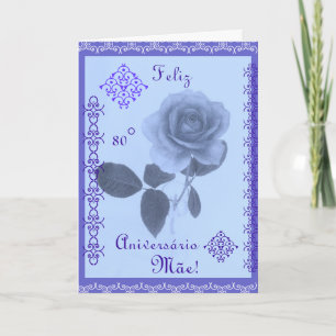 Tarjeta Portugués: ¡Mamá del feliz cumpleaños!